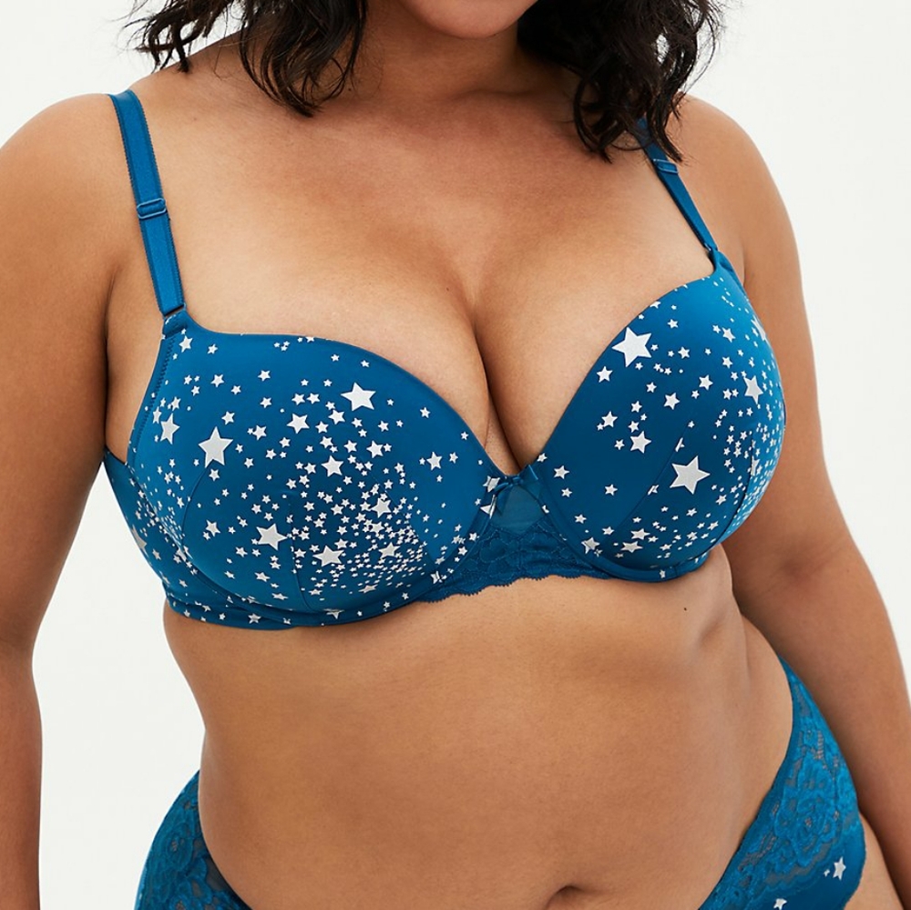 🌟🌠NWT 〰️Torrid〰️ shooting stars push-up bra 38DD